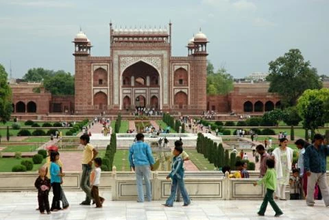Agra brána k Tajmahal
