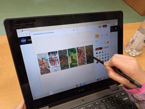 landsat na Chromebooku