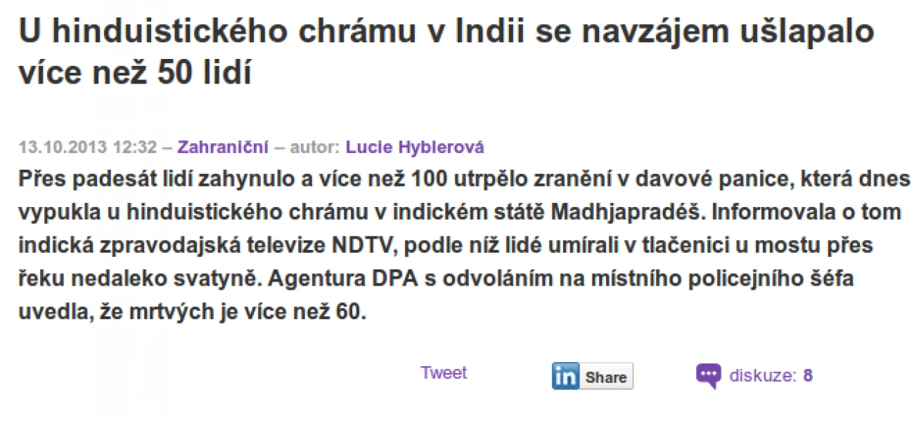 5 nesmyslů o Indii 5 nesmyslů o Indii