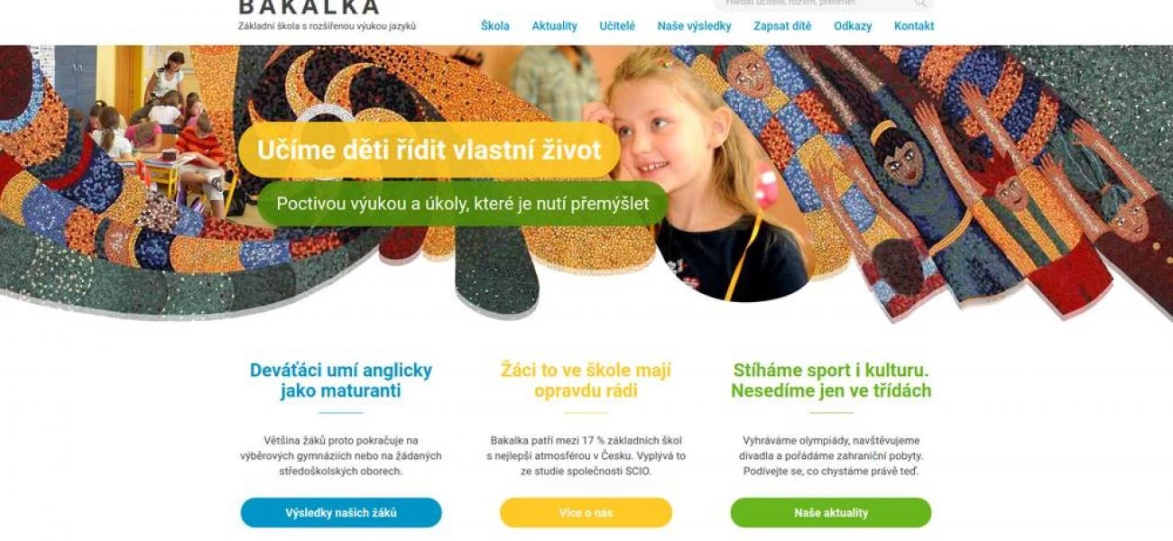 Cesta k novému školnímu webu Cesta k novému školnímu webu
