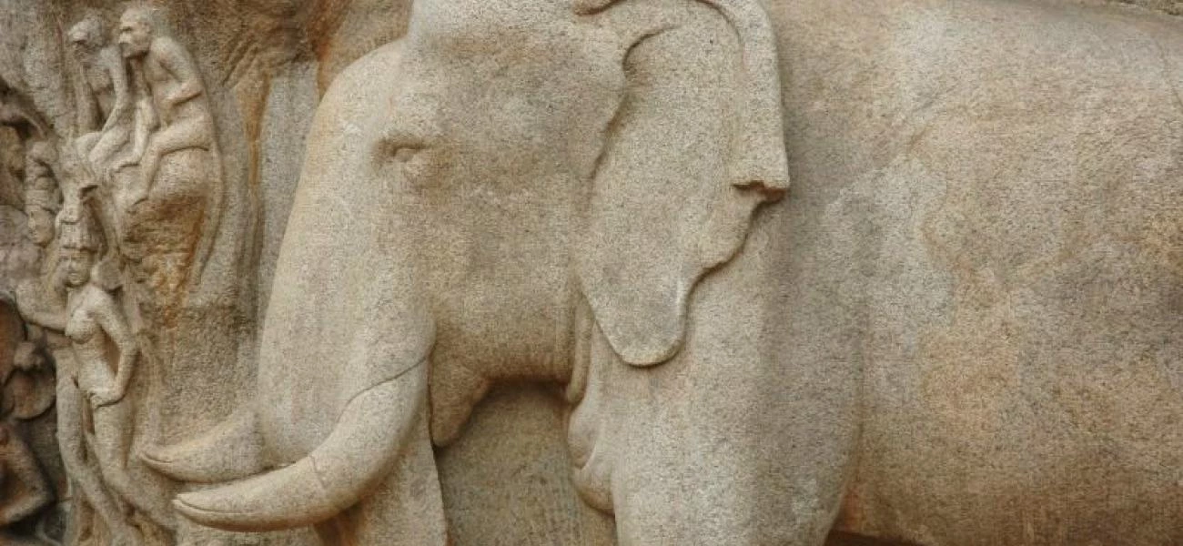 Mahabalipuram - reliéf sestoupení Gangy