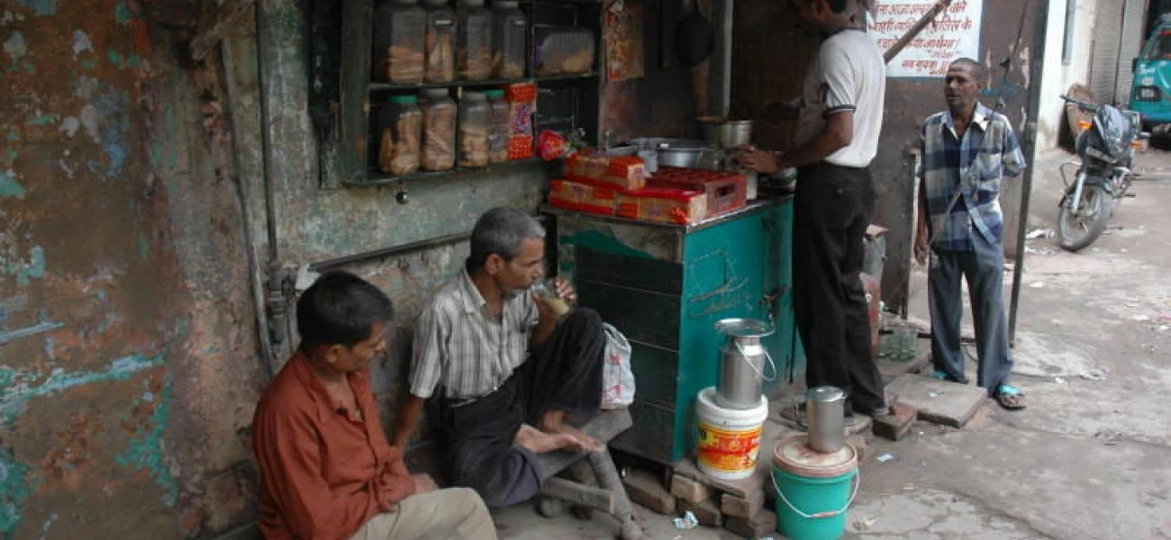 indická pouliční čajovna
