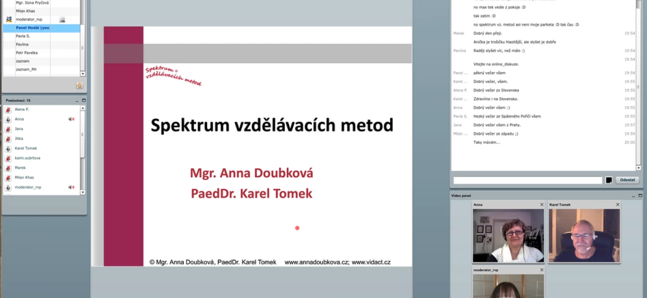 Webinářové prostředí OpenMeetings 