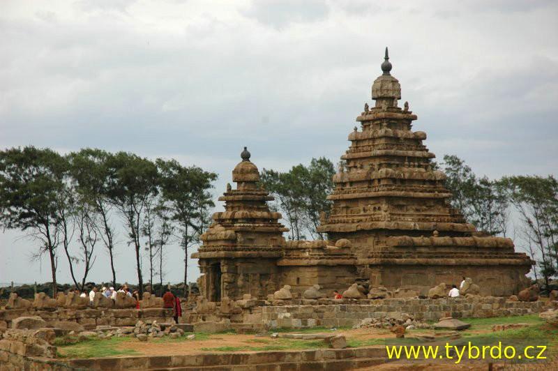 Mahabalipuram - pobřežní chrám