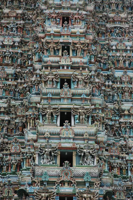 Chrám bohyně Mínakší v Madurai