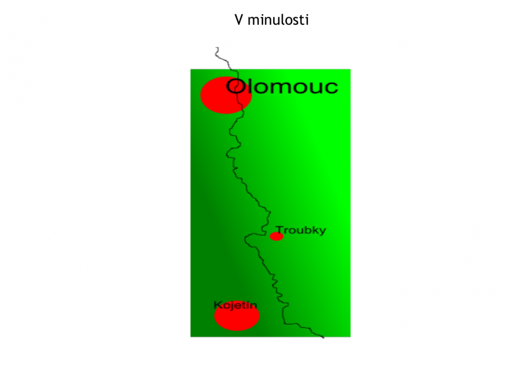 řeka Morava v minulosti - práce žáka 9. ročníku