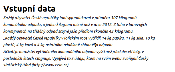 Třídíme odpady - jak dopadla pololetka
