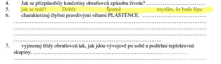 I učitel potřebuje zpětnou vazbu
