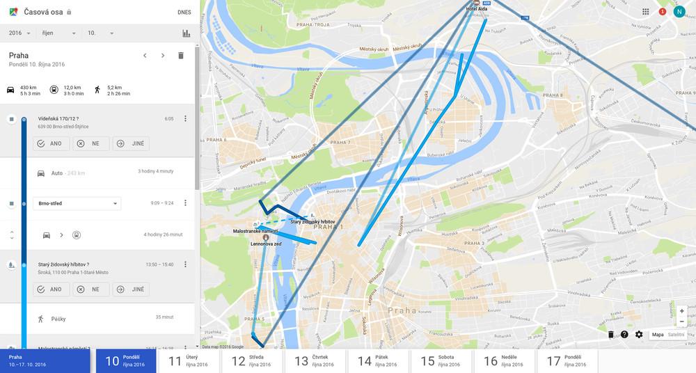 Kudy a jak do školy – společná práce v Mapách Google