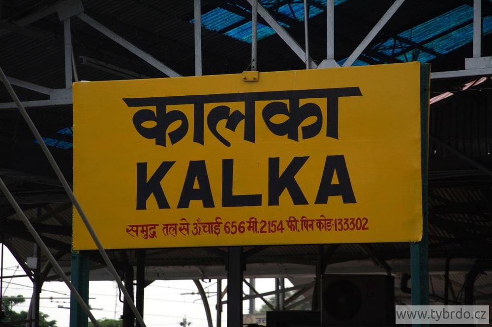 Železniční stanice Kalka na trati Shimla-Kalka