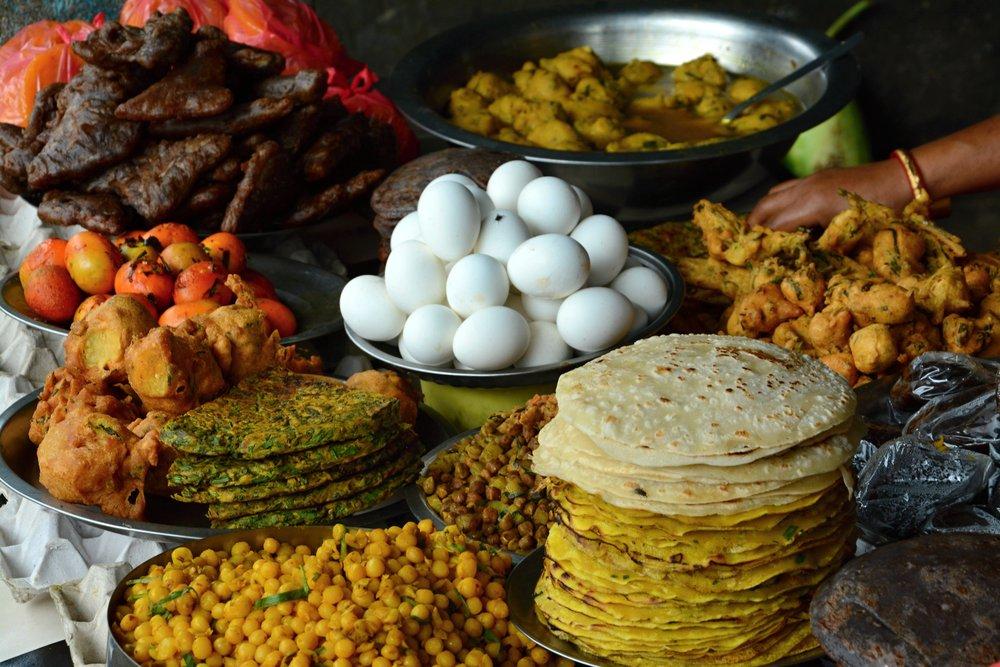 Nabídka čerstvých potravin, Tržnice v Manipuru, Indie