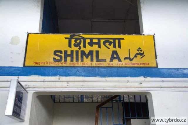 Železniční stanice Shimla na trati Shimla-Kalka