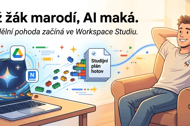 Když žák marodí, AI maká. Automatizace pomocí Google Workspace Studio